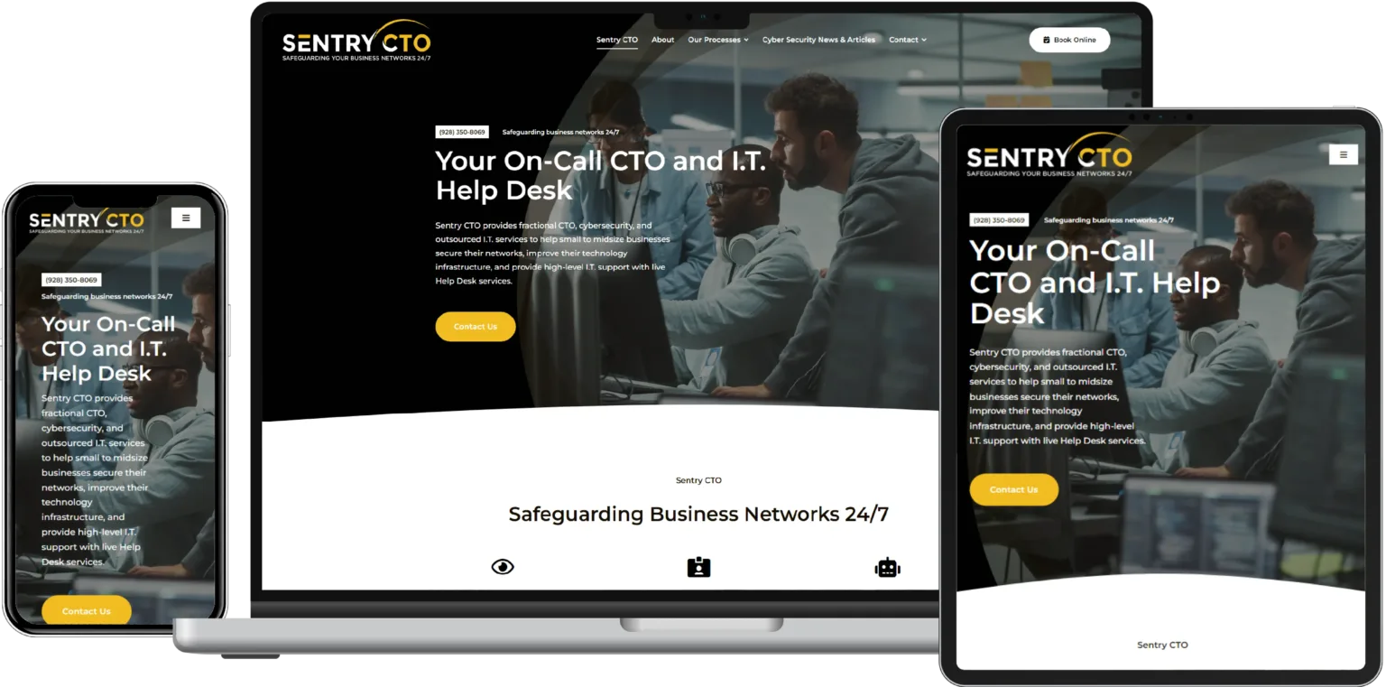 Prescott Web Design Services - Sentry CTO - Website Design by Hickey Marketing Group