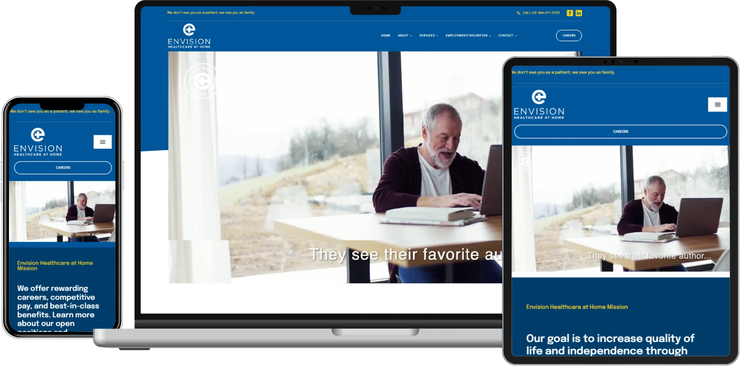Website Design Services Prescott - Envision Home Health